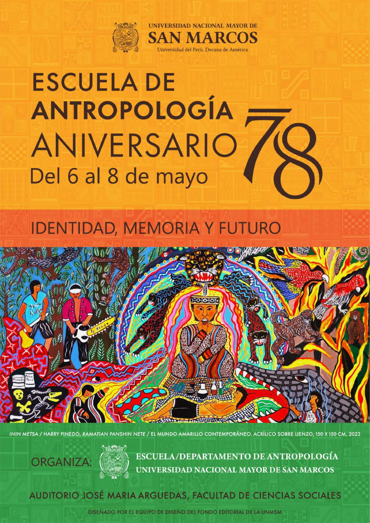 ¡Celebremos juntos el 78º Aniversario de la Escuela profesional de Antropología! 🎉
